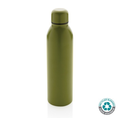 Próżniowa butelka sportowa 500 ml, stal nierdzewna z recyklingu green P433.047 