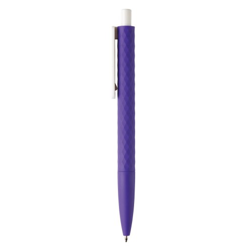 Długopis X3 fioletowy, biały P610.966 (2)