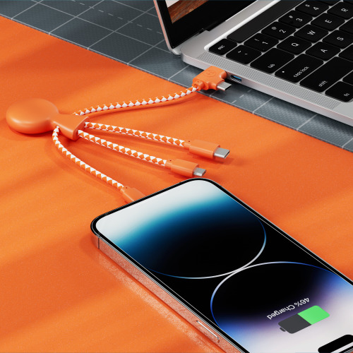 2081 | Xoopar Mr. Bio Charging cable Pomarańczowy LT41004-N0026 (6)