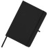 Teak notatnik A5 z twardą okładką z materiałów z recyklingu i stronami w linie Czarny 10601390 (5) thumbnail