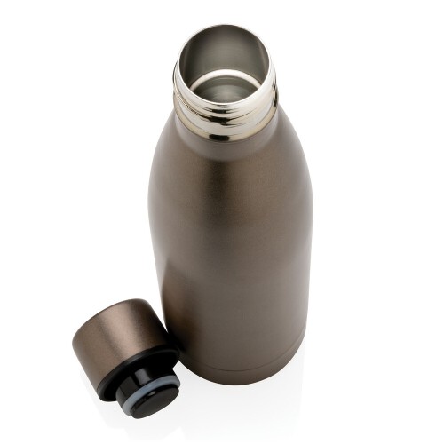 Próżniowa butelka sportowa 500 ml, stal nierdzewna z recyklingu brown P433.279 (3)