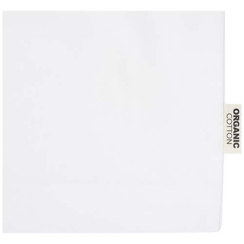 Odisha organiczna torba na zakupy z certyfikatem OCS o gramaturze 180 g/m² z pełnym dnem, 14 l  Biały 12078301 (5)