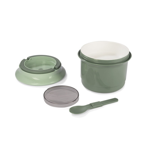 Pojemnik na lunch DOMMY 1150 ml + 350 ml Seledynowy 16546-20 (9)