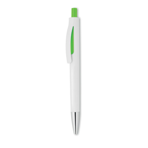 Przyciskany długopis w białej limonka MO8814-48 (2)