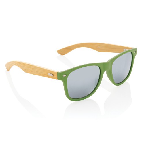 Okulary przeciwsłoneczne, plastik z recyklingu zielony P453.977 