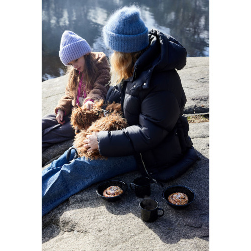 DORIS EMALIOWANY KUBEK, CZARNY Czarny 5018412- (5)