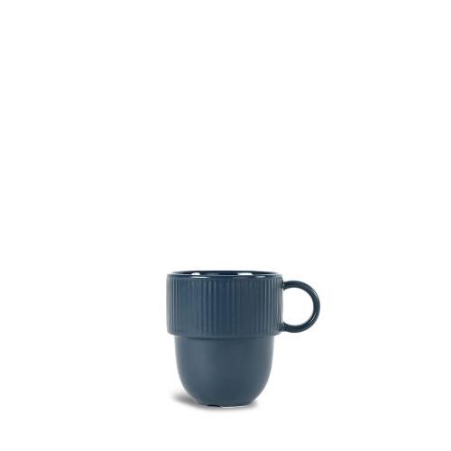Kubek z uchem INKA, niebieski Niebieski 5018567- 