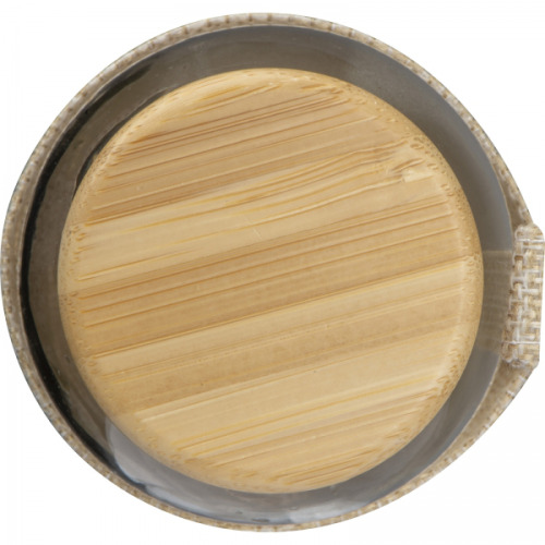 Butelka szklana z pokrowcem 500 ml CARLOTTA Przeźroczysty 6233566 (8)