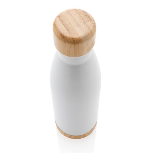 Butelka termiczna 700 ml, bambusowy element biały P436.793 (2)