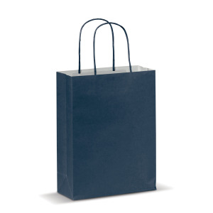 Mała Torba Papierowa Eco 120g/m² Ciemnoniebieski