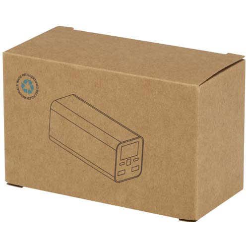 Acamar powerbank do laptopa o pojemności 20 000 mAh i mocy 70 W z aluminium z recyklingu Czarny 12444090 (2)