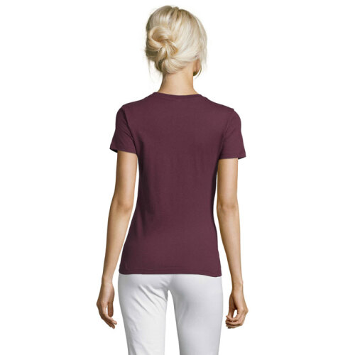 REGENT Damski T-Shirt 150g Burgundy S01825-BG-XL (1)