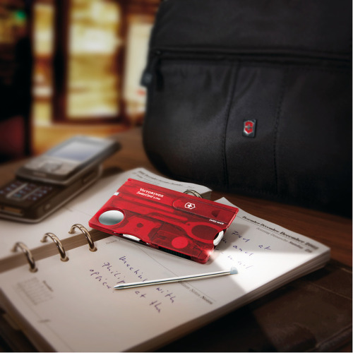 SwissCard Lite Victorinox Czerwony 07300T65 (2)