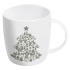 Świąteczny kubek ceramiczny biały XE 0097V1  thumbnail