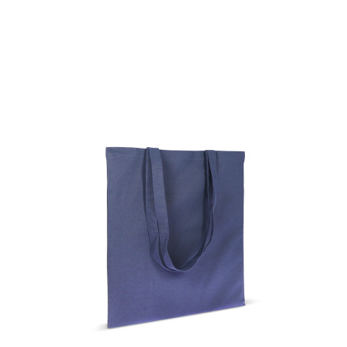 Torba z bawełny organicznej długa 140g/m² 38x42 cm Ciemnoniebieski LT95377-N0010 (2)