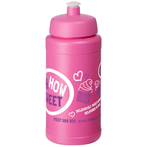 Bidon Baseline® Plus o pojemności 500 ml z wieczkiem sportowym Magenta 21068824 (1)