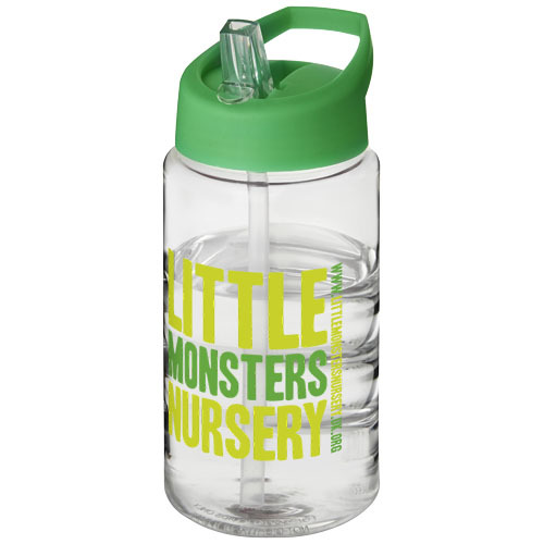 Bidon H2O Bop o pojemności 500 ml z wieczkiem z dzióbkiem Przezroczysty 21088302 (1)