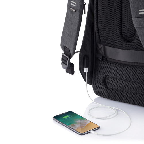 Bobby Hero XL, plecak na laptopa do 17" i tablet do 12,9", chroniący przed kieszonkowcami, wykonany z RPET czarny V0997-03 (12)