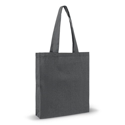 Bawełniana torba na zakupy z recyklingu 38x42x10cm Szary LT95199-N0061 