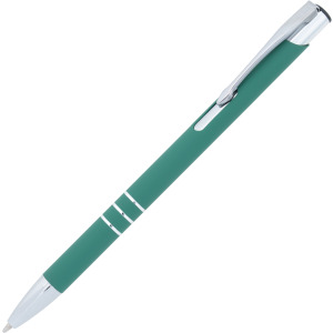 Długopis metalowy soft touch NEW JERSEY Zielony