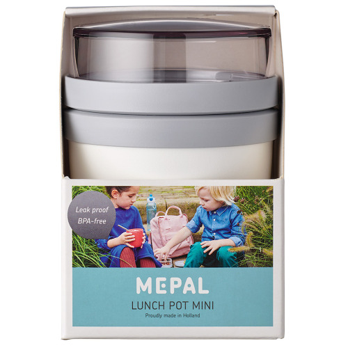 Lunchpot Ellipse mini biały Mepal Biały MPL107650030600 (4)