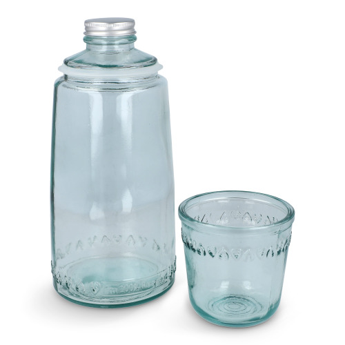 Zestaw do napojów z recyklingowanego szkła InSideOut ReuuZ 1 l Transparentny LT57014-N0004 (3)