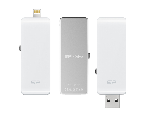 Pendrive dla iPhone Silicon Power xDrive Z30 3.0 Biały EG 816006 128GB (1)