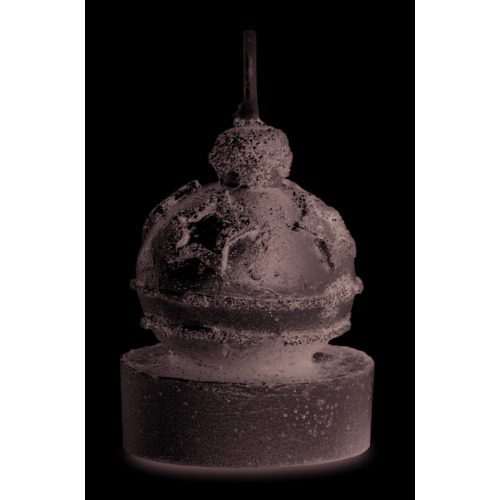 Szklany świecznik tea light Srebrny CX1428-14 (3)