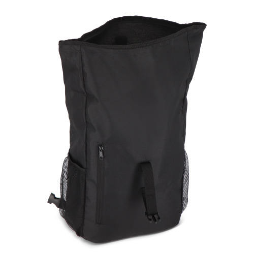 Plecak rowerowy R-PET 600D Rolltop 20L Czarny LT95351-N0002 (2)