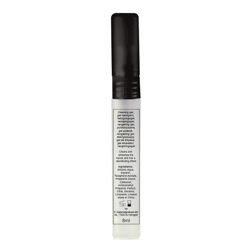 Żel do czyszczenia rąk 8ml Transparentny / czarny LT90345-N0402 (2)