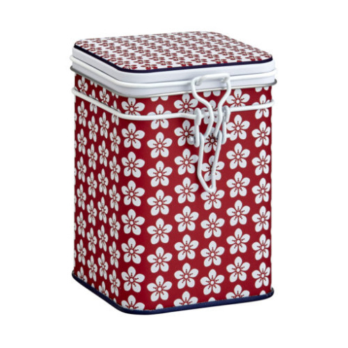 Puszka na herbatę 150g Scandic czerwona 8282119 Czerwony EIGR-SC8282119 