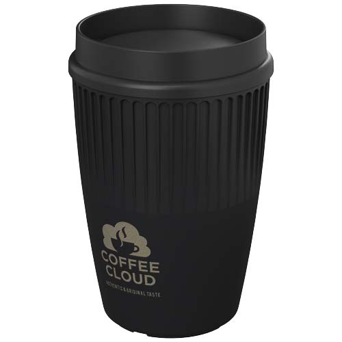 Cirrus POP kubek o pojemności 350 ml z pokrywką 360° Czarny 22052090 (1)