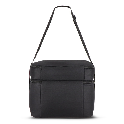 R-PET 600D Dwukomorowa torba chłodząca 30 x 20 x 24 cm 12L Czarny LT95393-N0002 (2)