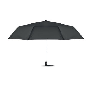 Wiatroodporny parasol 27 cali czarny
