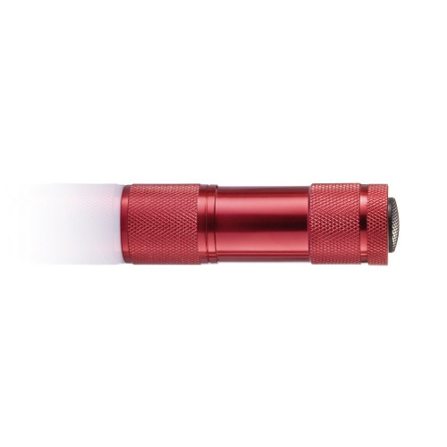 Latarka 9 LED Quattro Czerwony P513.274 (1)
