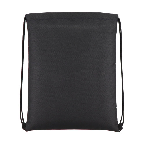 Torba ze sznurkiem z powlekanego PU R-PET 600D, wymiary 33 x 42 cm Ciemnoniebieski LT91394-N0010 (2)
