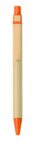 Długopis eko papier/kukurydza pomarańczowy MO6119-10 (2)