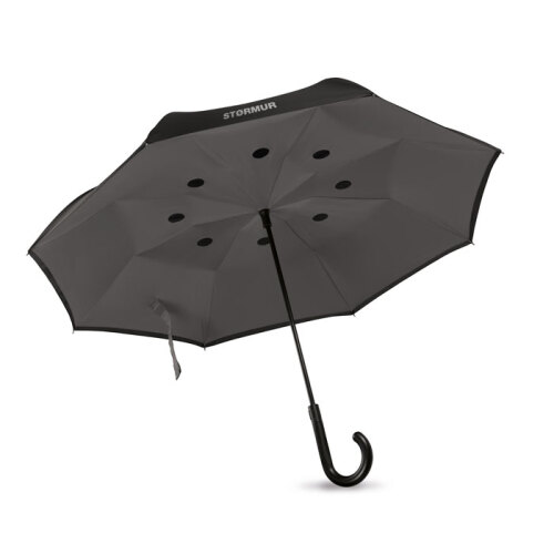Odwrotnie otwierany parasol szary MO9002-07 (4)