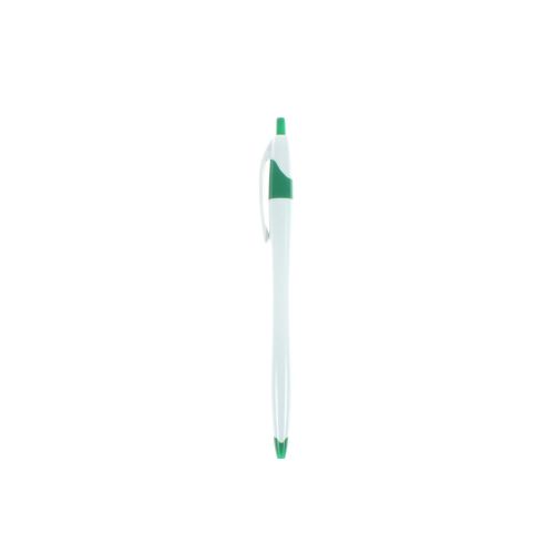 Długopis biało-zielony V1458-62 (1)