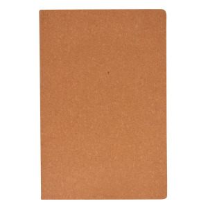 Notatnik ok. A5 ze skóry z recyklingu