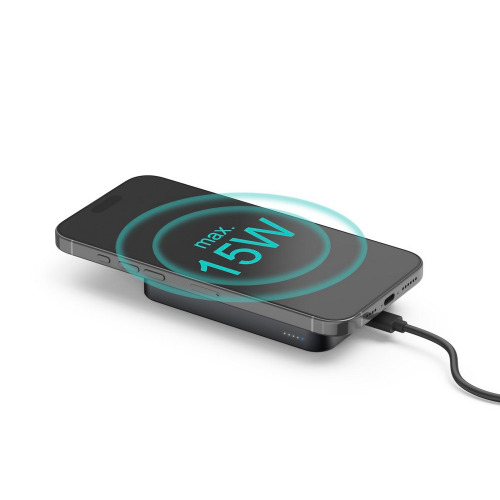 Magnetyczny power bank 10000 mAh Hama Czarny VH037-03 (1)