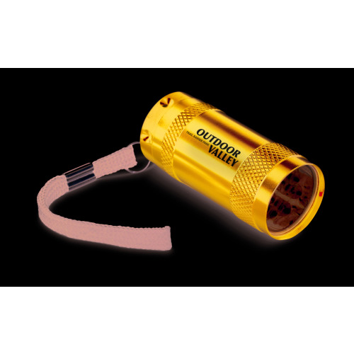 Aluminiowa mini latarka Granatowy MO7680-04 (5)