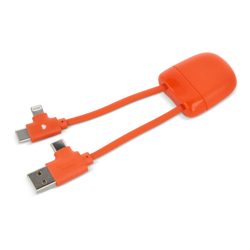 Kabel do ładowania Xoopar ICE-B Multi Pomarańczowy LT41025-N0026 (2)
