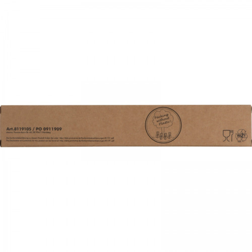 Słomki do napojów tekturowe 10 szt. LINA Czerwony 8119105 (5)