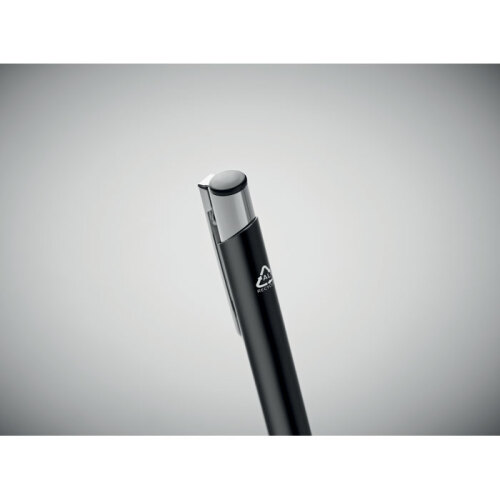 Długopis aluminiowy, recykling czarny MO6561-03 (5)