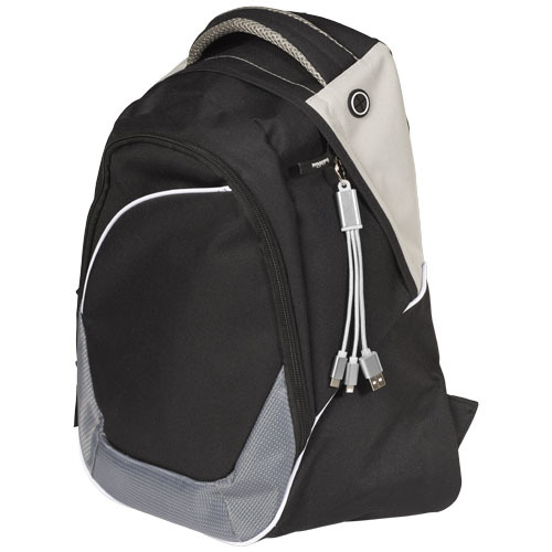 Kabel do ładowania 3w1 Metal z kółkiem na klucze Srebrny 13496101 (4)