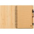 Bambusowy notatnik A5, długopis drewno V0200-17 (4) thumbnail