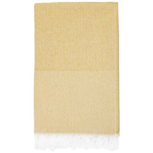Citizen Green Seafou fouta o wymiarach 100 x 170 cm Żółty