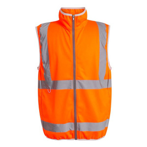 Kamizelka Męska Hi-Vis Poliester Recyklingowany