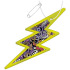 RFX™ reflective odblaskowa zawieszka z PVC, błyskawica Neonowy żółty 1PR09613 (1) thumbnail